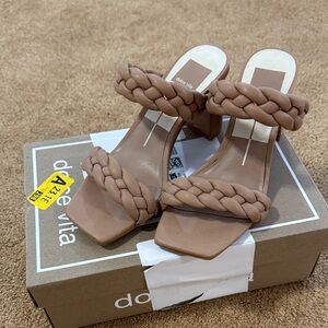 Dolce Vita Women's Brown Braided Heels